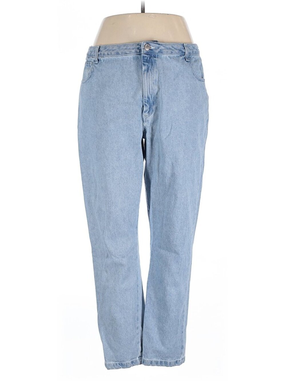 Lucy & Yak Delores Wide Leg Jeans Light Wash W38/L UK18 Long Like New Organic